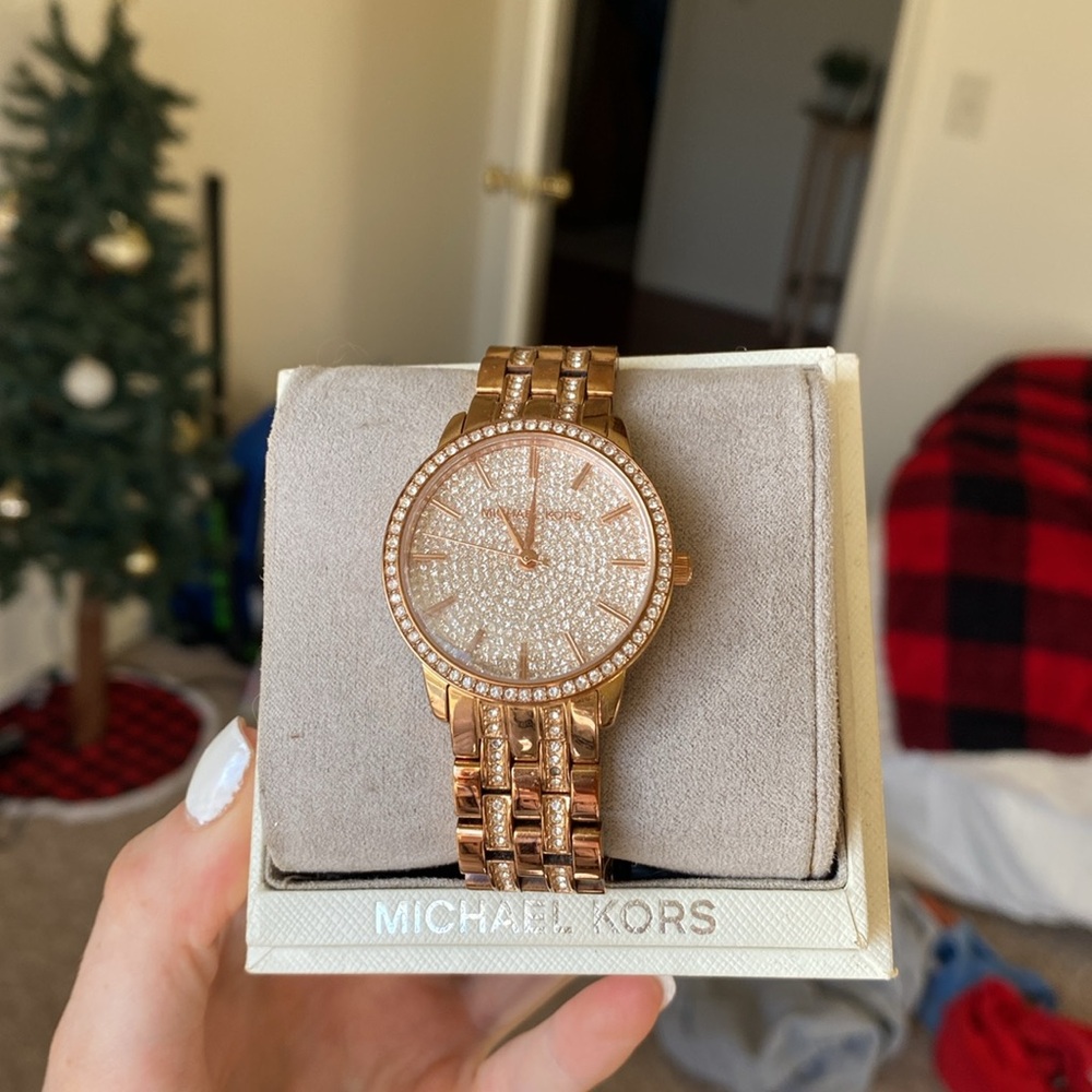 Michael Kors MK3460 rose gold watch